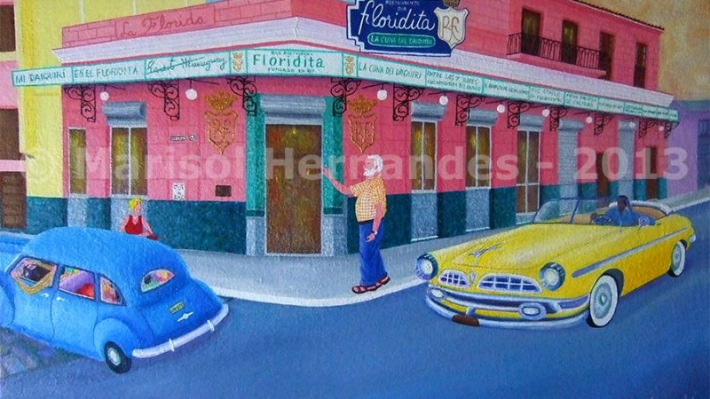 Marisol Hernandes – Hemingway en el Floridita, 2013
